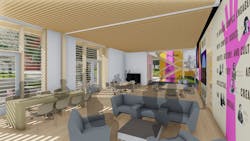 Davis Center collaboration space Davis Center collaboration space