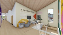 Davis Center gathering space Davis Center gathering space