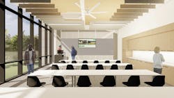 Maritime Building Classroom Rendering Maritime Building Classroom Rendering