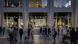 Studios are visible from the street Studios are visible from the street