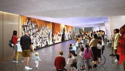 Media screening wall Media screening wall