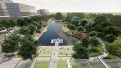 Lake Park aerial Lake Park aerial