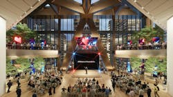 Chase Global Headquarter interior Chase Global Headquarter interior