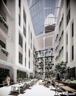 The Redevelopment Will Include Three Atria With Skylighting The Redevelopment Will Include Three Atria With Skylighting