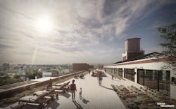 Fisher 21 Lofts' Rooftop Terrace Fisher 21 Lofts' Rooftop Terrace