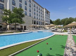 Westin Stonebriar Dallas bocce court Westin Stonebriar Dallas bocce court