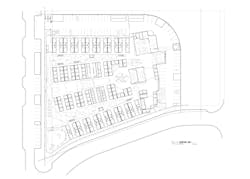 The San Mateo County Navigation Center represents the first built instance of the Office of Charles F. Bloszies’s “Step1” interim supportive housing system The San Mateo County Navigation Center represents the first built instance of the Office of Charles F. Bloszies’s “Step1” interim supportive housing system