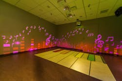 A playful design enlivens the school's' interior A playful design enlivens the school's' interior