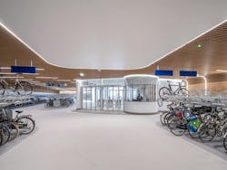 Amsterdam underwater bicycle parking facility, IJboulevard, Photo ©Ossip Amsterdam underwater bicycle parking facility, IJboulevard, Photo ©Ossip