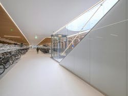 Amsterdam underwater bicycle parking facility, IJboulevard, Photo ©Ossip Amsterdam underwater bicycle parking facility, IJboulevard, Photo ©Ossip