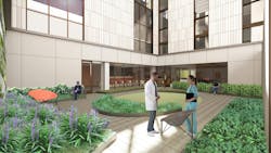 Santa Clara Valley Medical Center breaks ground on a behavioral health facility for both adults and children. Rendering courtesy HGA Santa Clara Valley Medical Center breaks ground on a behavioral health facility for both adults and children. Rendering courtesy HGA