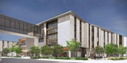 Santa Clara Valley Medical Center breaks ground on a behavioral health facility for both adults and children. Rendering courtesy HGA Santa Clara Valley Medical Center breaks ground on a behavioral health facility for both adults and children. Rendering courtesy HGA