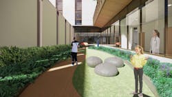 Santa Clara Valley Medical Center breaks ground on a behavioral health facility for both adults and children. Rendering courtesy HGA Santa Clara Valley Medical Center breaks ground on a behavioral health facility for both adults and children. Rendering courtesy HGA