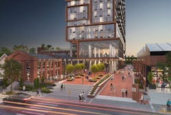 Steel Tech development Rendering courtesy Marchetto Higgins Stieve Steel Tech development Rendering courtesy Marchetto Higgins Stieve