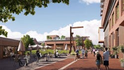 Steel Tech development Rendering courtesy Marchetto Higgins Stieve Steel Tech development Rendering courtesy Marchetto Higgins Stieve