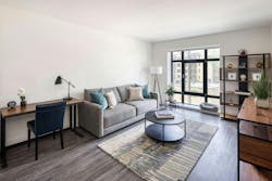 Luxury new Phius-certified apartment living room Luxury new Phius-certified apartment living room