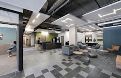 Modern affordable apartment lobby Modern affordable apartment lobby