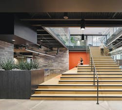 Chemetal 606 blackened aluminum planter Chemetal 606 blackened aluminum planter