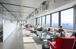 A lounge area within View Boston A lounge area within View Boston