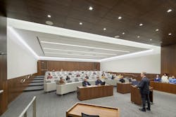 The 656-unit Academe at 198 is the newest addition to UC Law’s Academic Village. Photo: Bruce Damonte, courtesy Perkins&Will The 656-unit Academe at 198 is the newest addition to UC Law’s Academic Village. Photo: Bruce Damonte, courtesy Perkins&Will