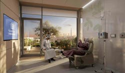 Hamdan Bin Rashid Cancer Hospital, Dubai, design by Stantec Hamdan Bin Rashid Cancer Hospital, Dubai, design by Stantec