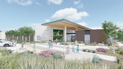 San Antonio's Pre-K 4 SA school will provide early childhood education to a traditionally under-resourced region. Rendering courtesy Pfluger Architects San Antonio's Pre-K 4 SA school will provide early childhood education to a traditionally under-resourced region. Rendering courtesy Pfluger Architects