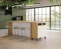 Deskmakers Spruce Duo, Casters Deskmakers Spruce Duo, Casters