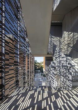 The University of California, Riverside, School of Medicine has opened the 94,576-sf, five-floor Education Building II (EDII). Photo: Bill Timmerman Photography The University of California, Riverside, School of Medicine has opened the 94,576-sf, five-floor Education Building II (EDII). Photo: Bill Timmerman Photography