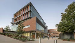 The University of California, Riverside, School of Medicine has opened the 94,576-sf, five-floor Education Building II (EDII). Photo: Bill Timmerman Photography The University of California, Riverside, School of Medicine has opened the 94,576-sf, five-floor Education Building II (EDII). Photo: Bill Timmerman Photography