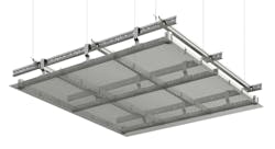 Silent Mesh + modular ceiling system Silent Mesh + modular ceiling system