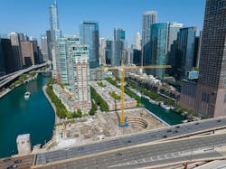 Chicago’s long-vacant Spire site will be home to the two-tower 400 Lake Shore residential development, by Related Midwest and SOM - Rendering courtesy Related Midwest, Skidmore Owings Merrill Chicago’s long-vacant Spire site will be home to the two-tower 400 Lake Shore residential development, by Related Midwest and SOM - Rendering courtesy Related Midwest, Skidmore Owings Merrill