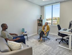 UC Riverside’s Student Health and Counseling Center provides an environment on par with major medical centers Photo courtesy HGA UC Riverside’s Student Health and Counseling Center provides an environment on par with major medical centers Photo courtesy HGA