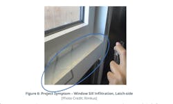 7 steps to investigating curtain wall leaks, Photo courtesy Rimkus 7 steps to investigating curtain wall leaks, Photo courtesy Rimkus
