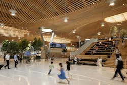 Portland opens $2 billion mass timber expansion and renovation to its international airport. Photo: Ema Peter, courtesy ZGF Portland opens $2 billion mass timber expansion and renovation to its international airport. Photo: Ema Peter, courtesy ZGF