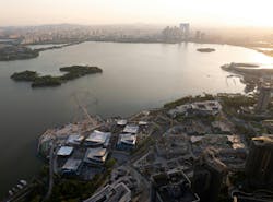 Bjarke Ingels-designed Suzhou Museum of Contemporary Art tops out. Photo: © StudioSZ Photo / Justin Szeremeta, courtesy BIG Bjarke Ingels-designed Suzhou Museum of Contemporary Art tops out. Photo: © StudioSZ Photo / Justin Szeremeta, courtesy BIG