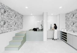 Chicago's 19-story Coppia luxury multifamily features geometric figures on the façade Photo © Eric Laignel, courtesy Goettsch Partners Chicago's 19-story Coppia luxury multifamily features geometric figures on the façade Photo © Eric Laignel, courtesy Goettsch Partners