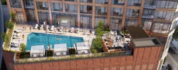 Cassidy on Canal pool deck, rendering by SCB Cassidy on Canal pool deck, rendering by SCB