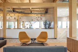 Northglenn, a Denver suburb, opens a net zero, all-electric city hall with a mass timber structure. Photo courtesy City of Northglenn Northglenn, a Denver suburb, opens a net zero, all-electric city hall with a mass timber structure. Photo courtesy City of Northglenn