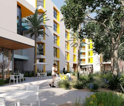 The 108,000 Sf La Playa Residence Hall, Funded By The State Of California’s Higher Education Student Housing Grant Program, Will Consist Of Three Five Story Structures Connected By Bridges The 108,000 Sf La Playa Residence Hall, Funded By The State Of California’s Higher Education Student Housing Grant Program, Will Consist Of Three Five Story Structures Connected By Bridges