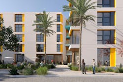 The 108,000 Sf La Playa Residence Hall, Funded By The State Of California’s Higher Education Student Housing Grant Program, Will Consist Of Three Five Story Structures Connected By Bridges The 108,000 Sf La Playa Residence Hall, Funded By The State Of California’s Higher Education Student Housing Grant Program, Will Consist Of Three Five Story Structures Connected By Bridges
