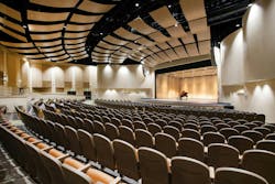 Education facility in retirement community auditorium Education facility in retirement community auditorium