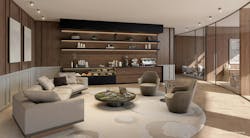 Miami's One Twenty Brickell Residences condo tower provides deeded office unit for every buyer. Rendering ARX Creative Miami's One Twenty Brickell Residences condo tower provides deeded office unit for every buyer. Rendering ARX Creative