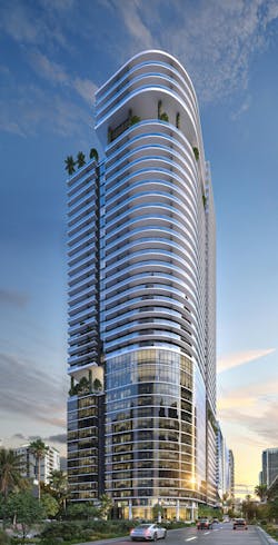 Miami's One Twenty Brickell Residences condo tower provides deeded office unit for every buyer. Rendering ARX Creative Miami's One Twenty Brickell Residences condo tower provides deeded office unit for every buyer. Rendering ARX Creative