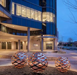 Two-tower luxury senior living community The Mather features wellness and biophilic elements Photo courtesy Mather Two-tower luxury senior living community The Mather features wellness and biophilic elements Photo courtesy Mather