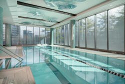 Two-tower luxury senior living community The Mather features wellness and biophilic elements Photo courtesy Mather Two-tower luxury senior living community The Mather features wellness and biophilic elements Photo courtesy Mather