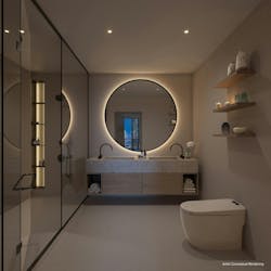 Miami's One Twenty Brickell Residences condo tower provides deeded office unit for every buyer. Rendering ARX Creative Miami's One Twenty Brickell Residences condo tower provides deeded office unit for every buyer. Rendering ARX Creative