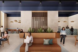 The American University in Cairo launches a 270,000-sf expansion of its campus in New Cairo, Egypt, Rendering courtesy DLR Group The American University in Cairo launches a 270,000-sf expansion of its campus in New Cairo, Egypt, Rendering courtesy DLR Group