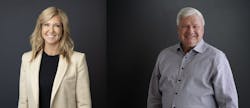 Pictured: Tricia Esser, CEO, KTGY, and Charles Gromatzky, Founder, GDA Architects Pictured: Tricia Esser, CEO, KTGY, and Charles Gromatzky, Founder, GDA Architects