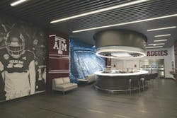 Pictured: Texas A&M University’s remodel of its Davis Center Nutrition Station. Photo courtesy PBK Pictured: Texas A&M University’s remodel of its Davis Center Nutrition Station. Photo courtesy PBK