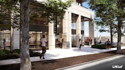 Versa streetscape, Indianapolis, courtest Milhaus Versa streetscape, Indianapolis, courtest Milhaus